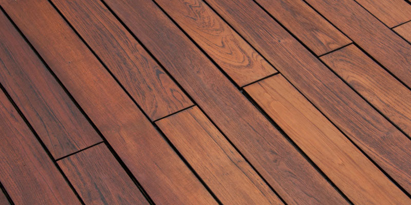 Brazilian teak wood close up
