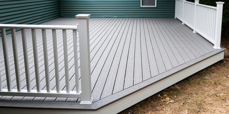 finished deck with the finish touch of a deck fascia