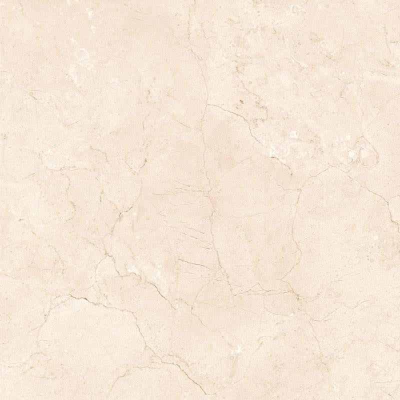 Marfil Crema 24x24 Polished Marble Look Porcelain Tile