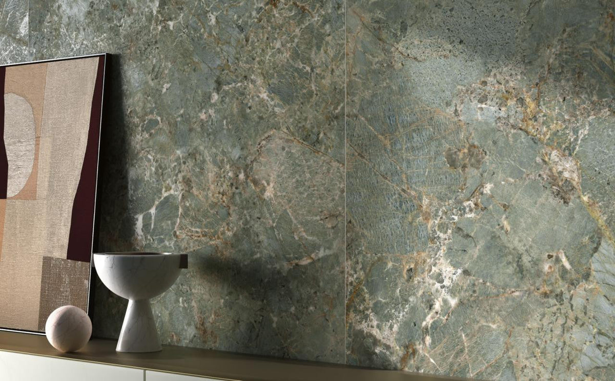 Premiere Amazzonite 24x24 Polished Stone Look Porcelain Tile
