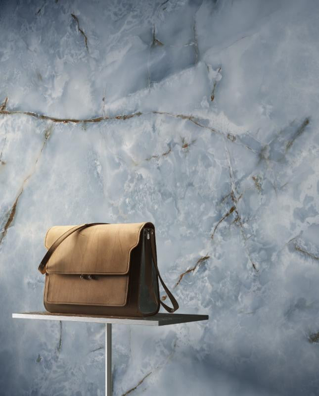 Premiere Onice Azzuro 24x24 Polished Onyx Look Porcelain Tile