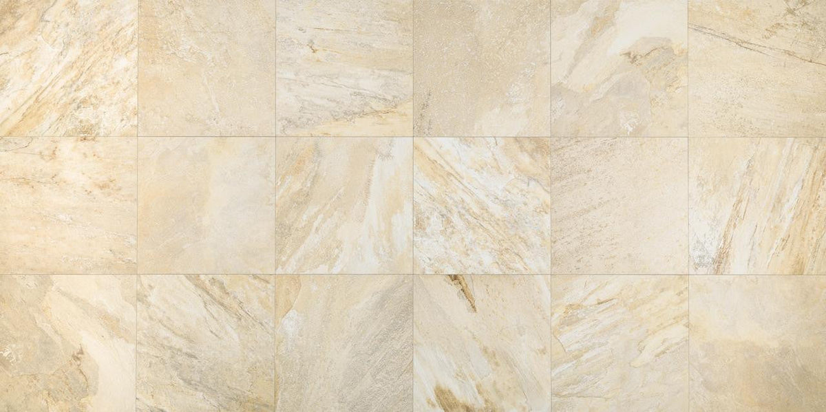 Place Almond 24x24 Contemporary Porcelain Floor Tile