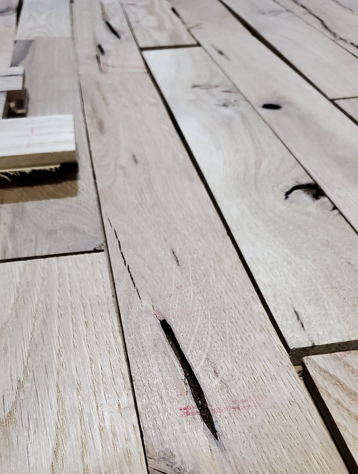 Rustic Unfinished Solid Hardwood Flooring — Limited