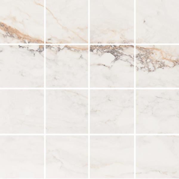 Pisa Gold 3x3 Matte Porcelain Mosaic Tile 12x12