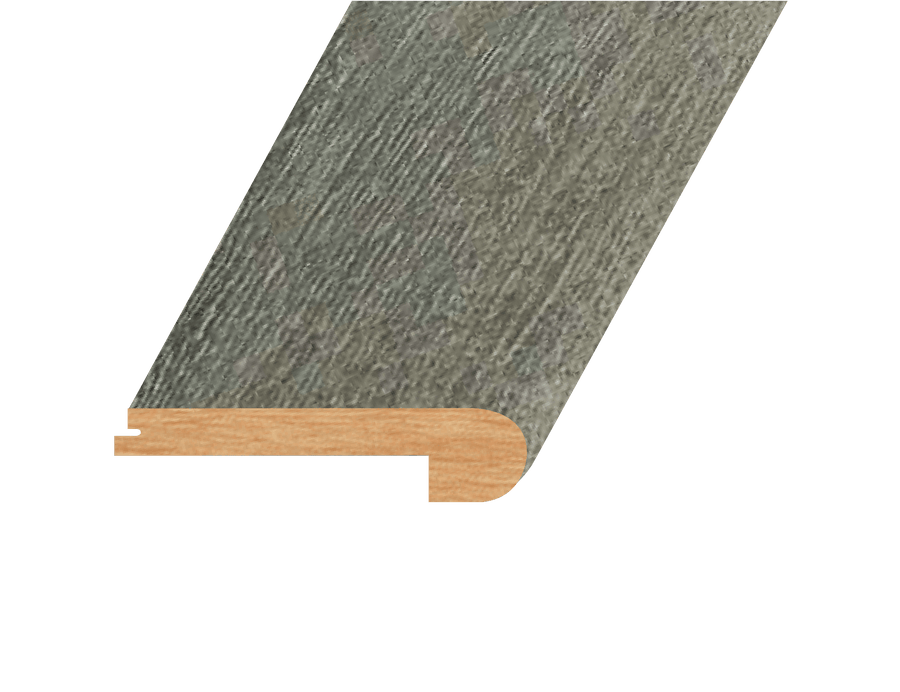 Vinyl Moldings - XL Omnia Collection - Light Onyx — Flush Stair Nose