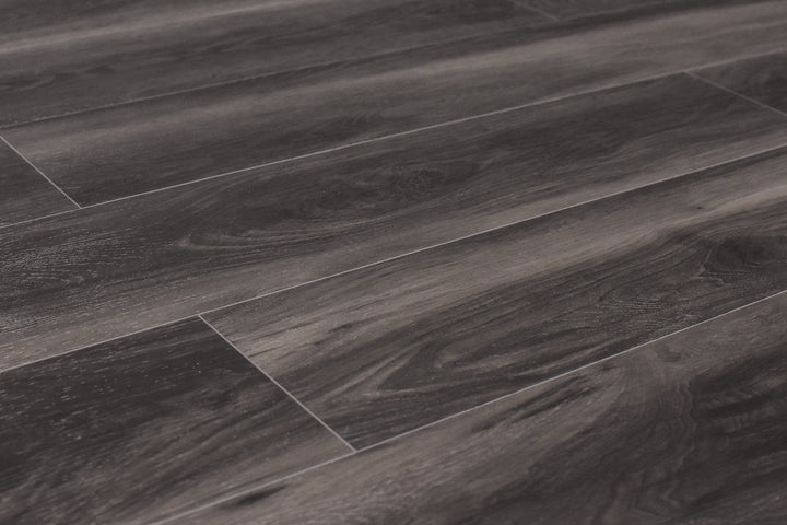 Veritas 7mm Rigid Core Click Lock Luxury Vinyl Flooring — Rooted Graphite