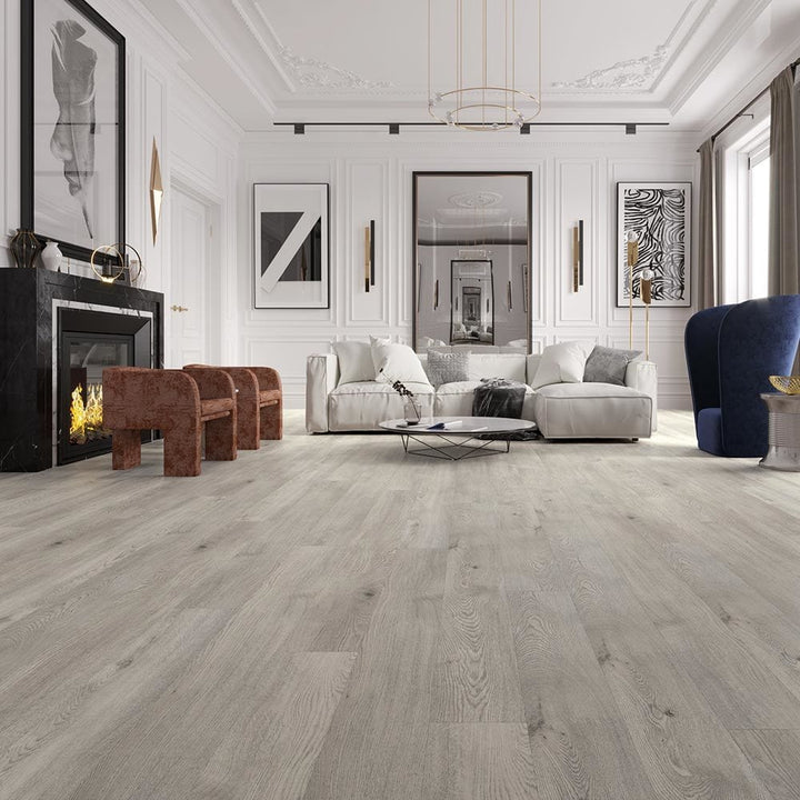 Ultimate Extra Large Waterproof Vinyl Plank Flooring — Lava Grey Oak