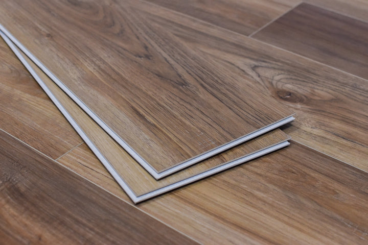 Victorum 7mm Rigid Core Click Lock Luxury Vinyl Flooring — Elected Bronze