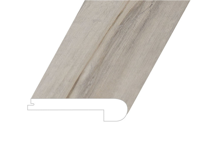 Vinyl Moldings - Victorum Collection - Axiom Frost — Flush Stair Nose
