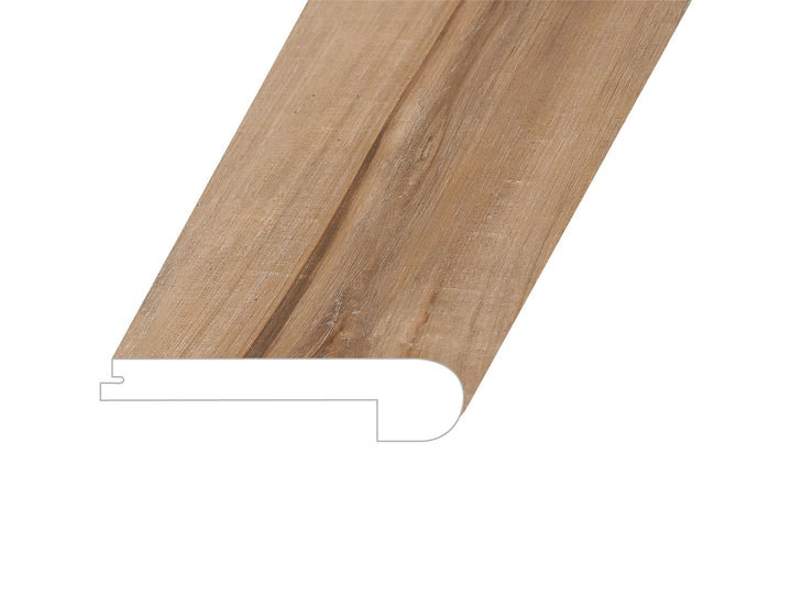Vinyl Moldings - Victorum Collection - Lithe Sequoia — Flush Stair Nose
