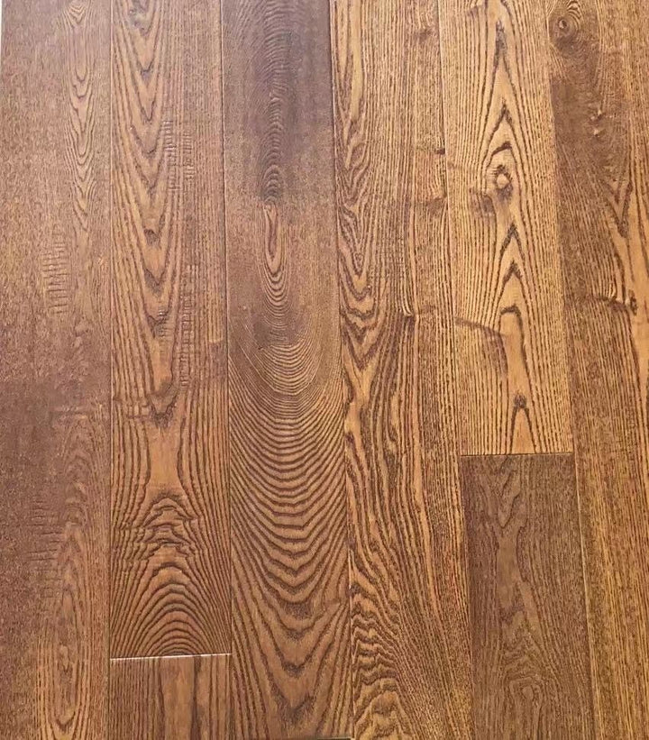 Handscraped Engineered Hardwood Flooring — Oak - Charlotte