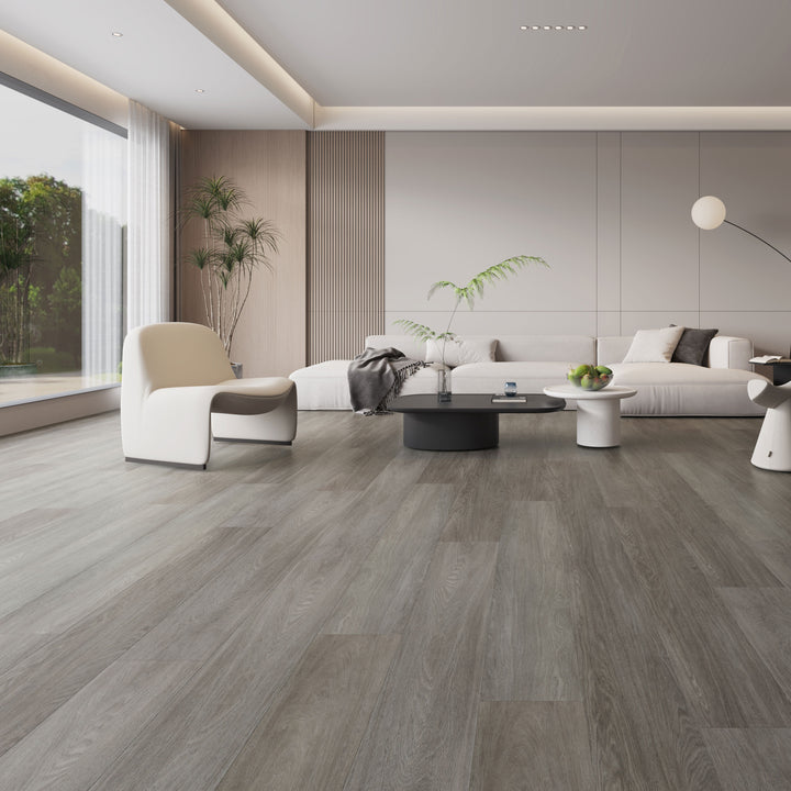 Coal Harbor Extra Wide Waterproof Vinyl Plank Flooring — Achro Grey