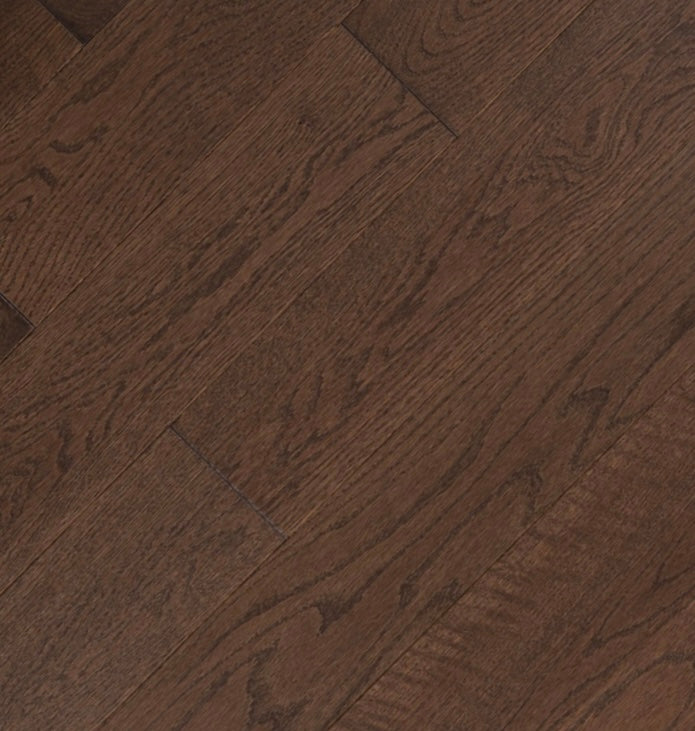Canadian Red Oak Solid Hardwood Flooring Collection — Dark Timber