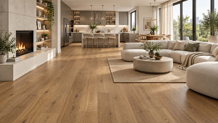 Naturally Aged Engineered Hardwood Collection - Finished in the USA — Oak Long Island 1.5mm