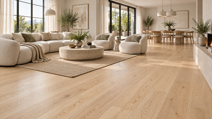 Naturally Aged Engineered Hardwood Collection - Finished in the USA — Premium Oak Wide Coronado 4mm