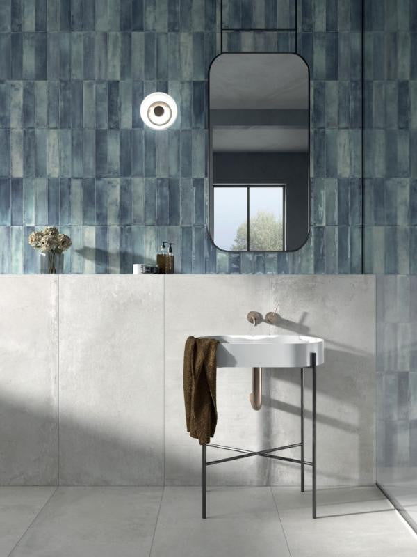 Living Blue 12x24 Porcelain Floor Tile