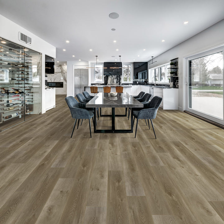 Affluent Wood-Look Waterproof Vinyl Plank Flooring — Stone