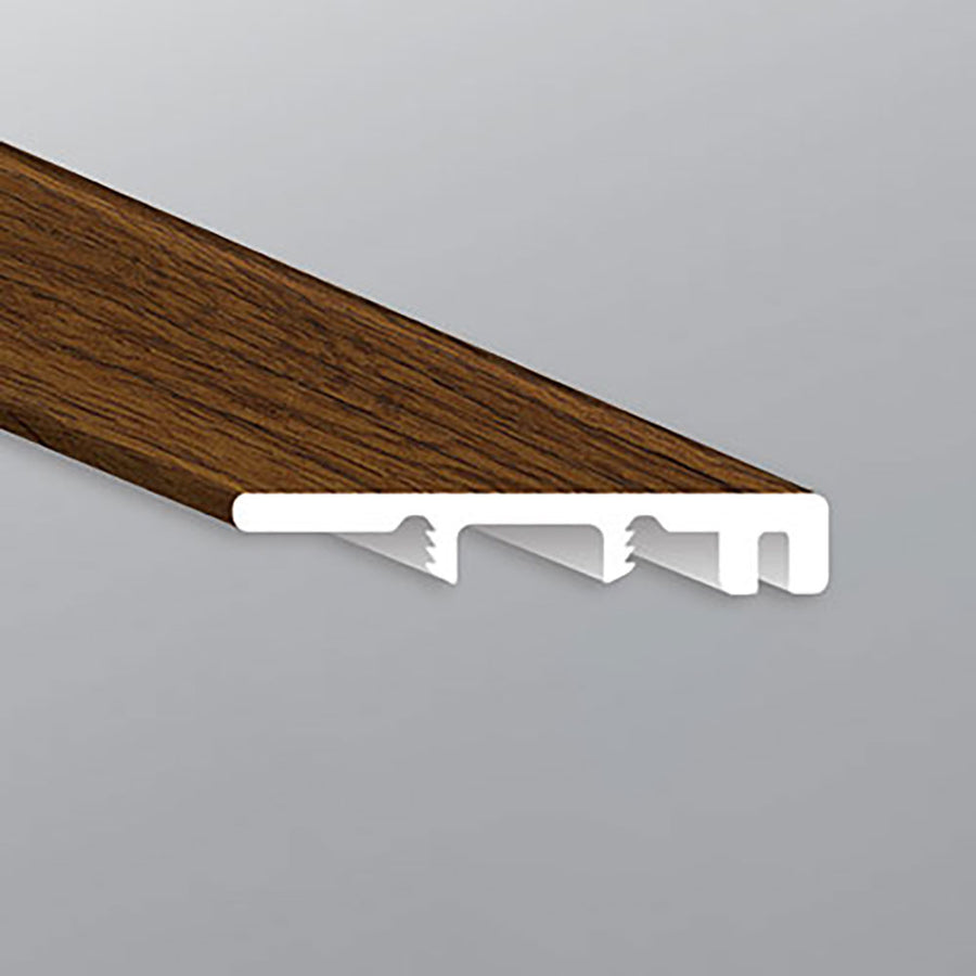 Vinyl Moldings - Lakeshore - Aged Walnut — End Cap