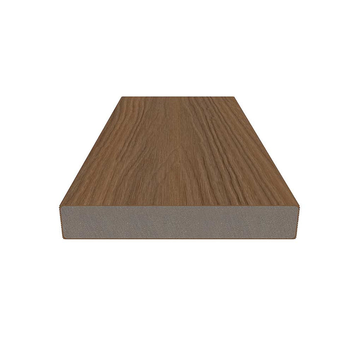 Dura-Shield Ultratex Composite Decking — Teak / Solid Ungrooved / 8 ft.