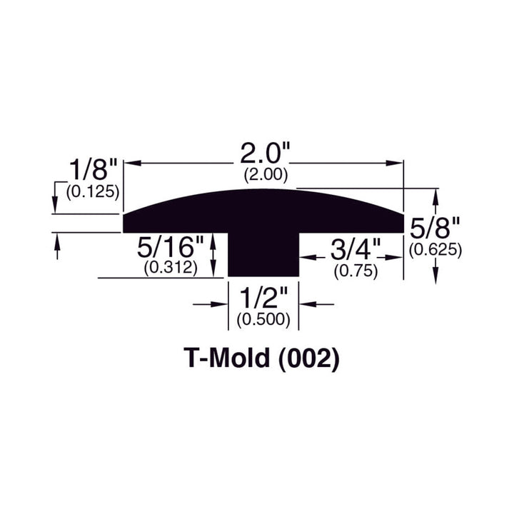 Engineered Hardwood Moldings - Advantage - Lawhill — T-Molding