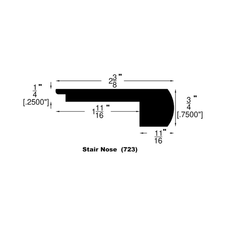 Engineered Hardwood Moldings - Celestial - Gemini โ Flush Stair Nose