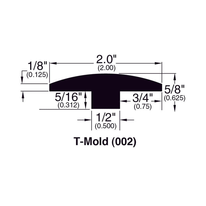 Hardwood Moldings - American Timeless Oak - Lustrum — T-Molding
