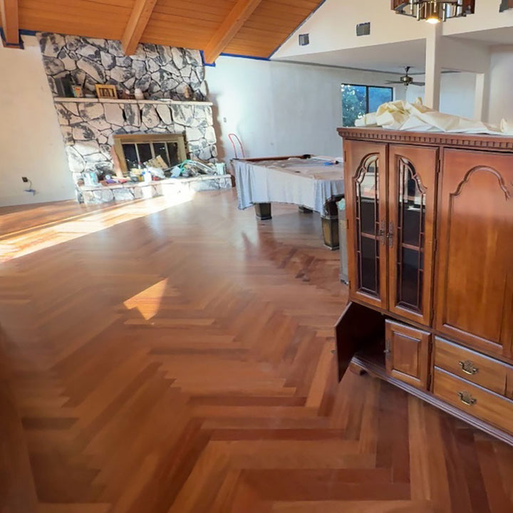 Andes Brazilian Solid Hardwood Flooring — Herringbone