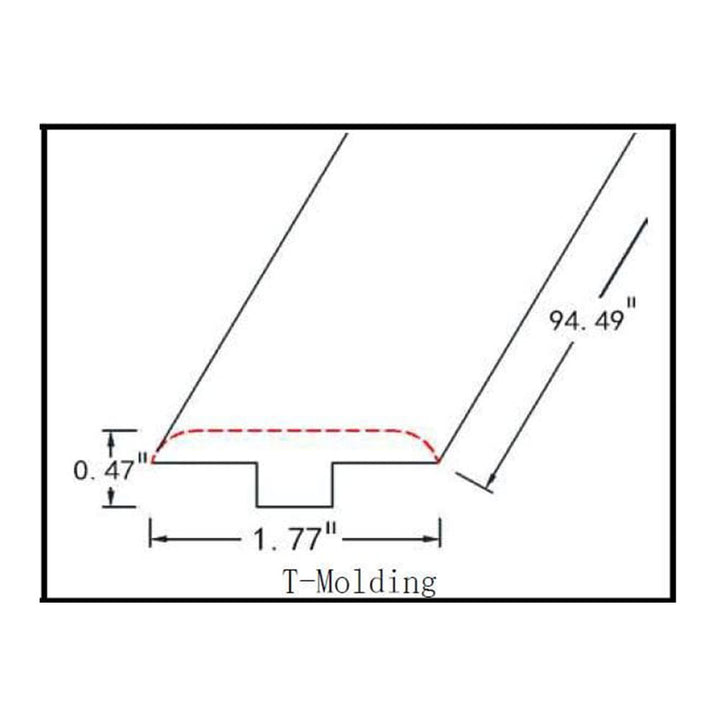 Laminate Moldings - Legendary Collection - True Cognac — T-Molding