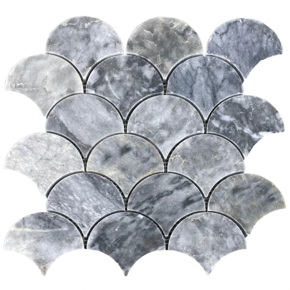 Luna Sky Marble - Mesh Mosaic Tile Collection