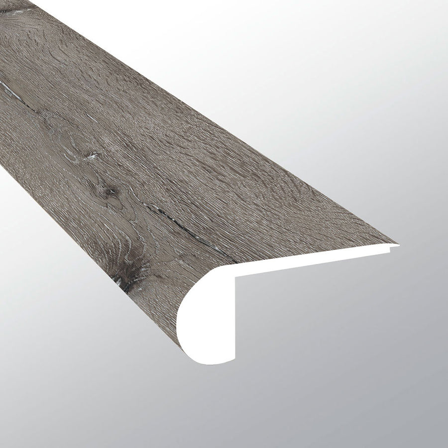 Vinyl Moldings - Redondo - Smokey Maple — Flush Stair Nose