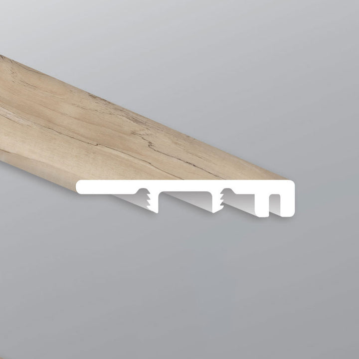 Vinyl Moldings - Redondo - Timeworn Hickory — End Cap
