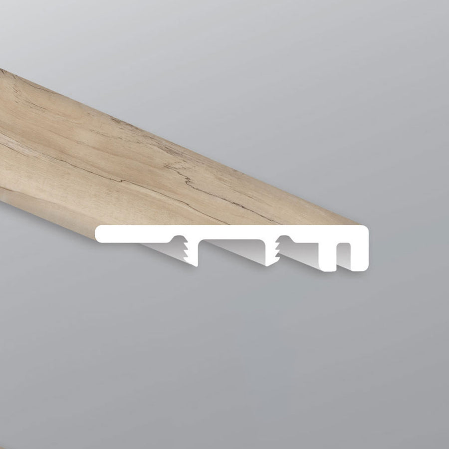 Vinyl Moldings - Redondo - Timeworn Hickory — End Cap
