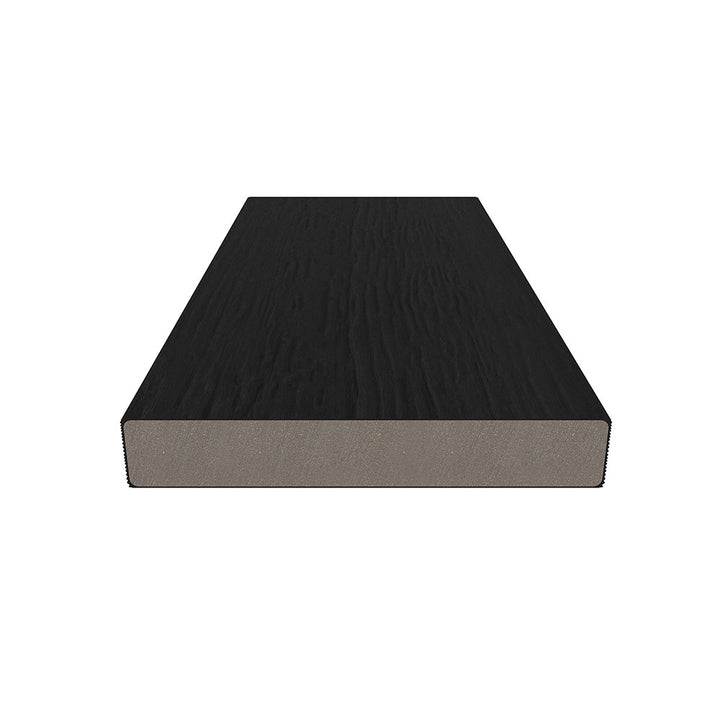 Dura-Shield Ultratex Composite Decking — Ebony / Solid Ungrooved / 8 ft.