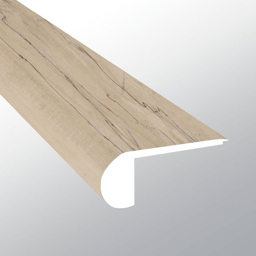 Vinyl Moldings - Lakeshore - Timeworn Hickory — Flush Stair Nose