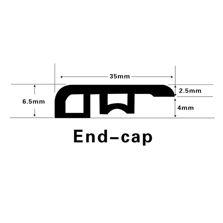 Vinyl Moldings - Elevation Collection - Aphrodite — End Cap