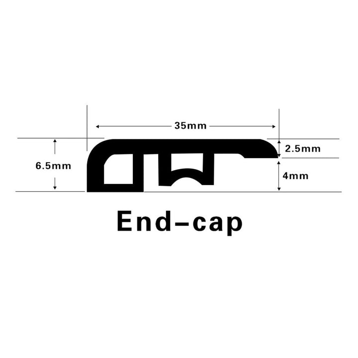 Vinyl Moldings - Elevation Collection - Danxia — End Cap