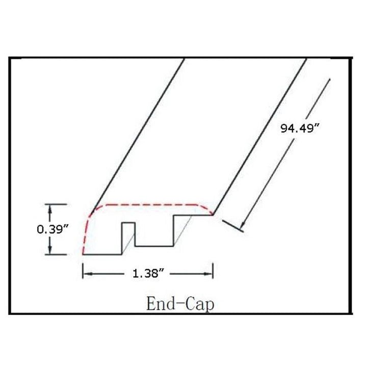Vinyl Moldings - Gradient Collection - Ampera — End Cap