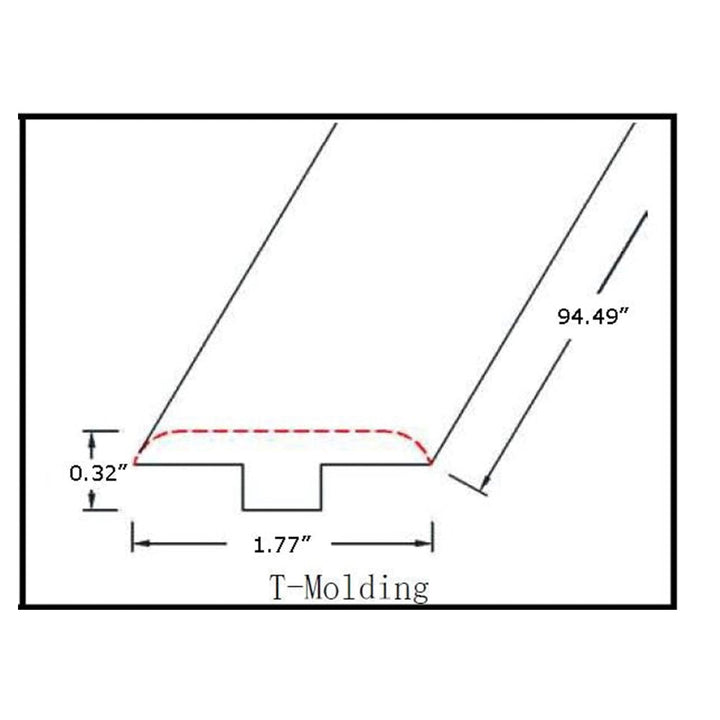 Vinyl Moldings - Gradient Collection - Asuza — T-Molding