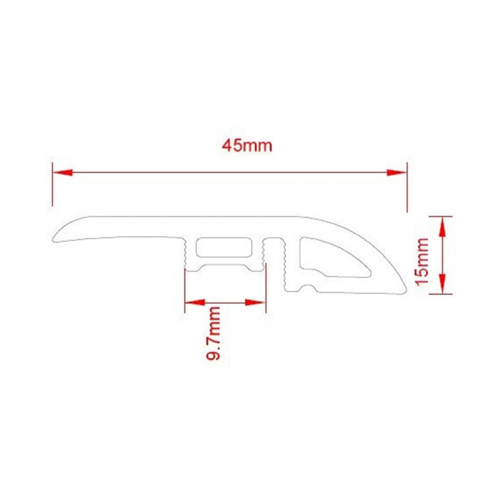Vinyl Moldings - Monterey Collection - Marina — Reducer