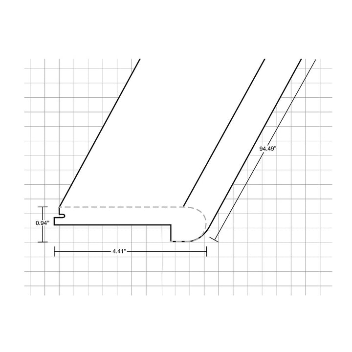 Vinyl Moldings - Romulus Collection - Deep Espresso — Reducer
