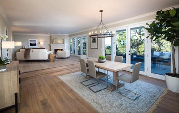 Engineered Hardwood in a living space