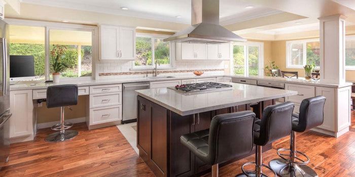 Room scene Featuring Our  Acacia Handscraped Cognac Flooring