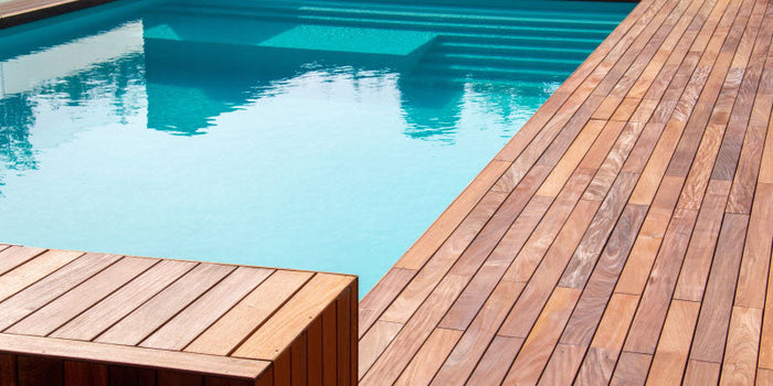 Ipe Hardwood pool deck