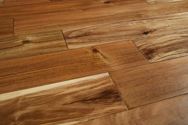 Tropical Handscraped Acacia Solid Hardwood Flooring in Acacia
