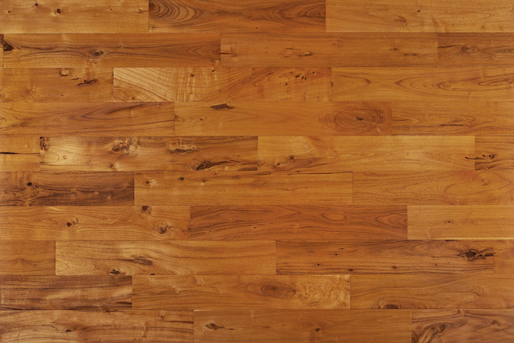Tropical Handscraped Acacia Solid Hardwood Flooring — Mongolian Teak