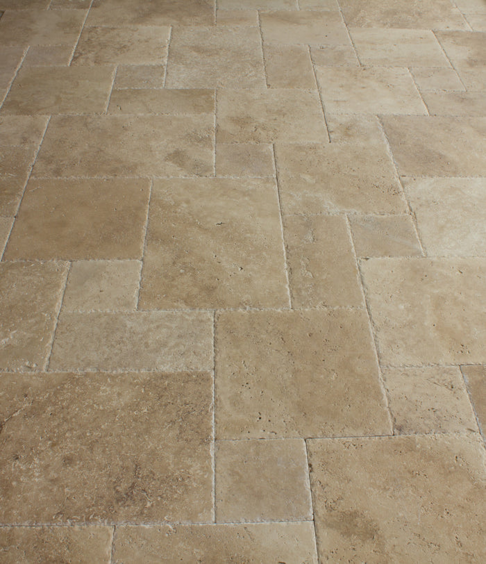 Antique Pattern Travertine Flooring Tiles 2