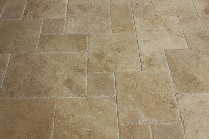 Antique Pattern Travertine Flooring Tiles 4