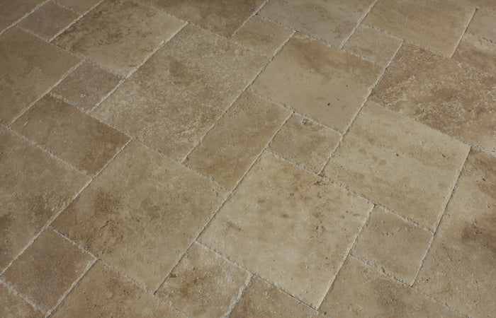 Antique Pattern Travertine Flooring Tiles 5