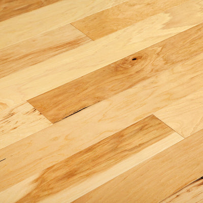 Handscraped Engineered Hardwood Flooring — Hickory - Natural