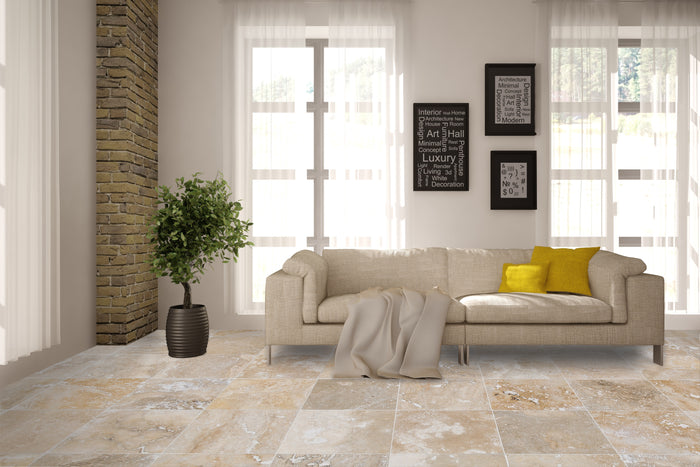 Honed and Filled Travertine Flooring Tiles 4